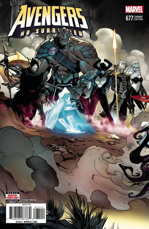 AVENGERS #677 2ND PTG LARRAZ VARIANT LEG