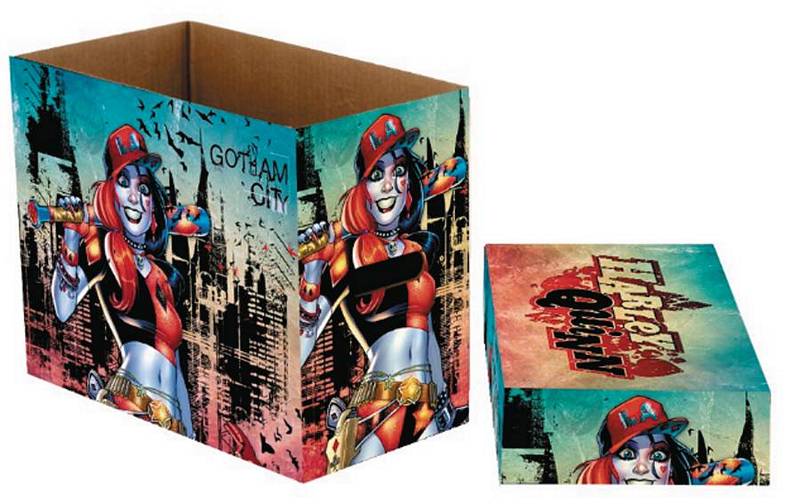 DC COMICS HARLEY QUINN GOTHAM SHORT COMIC STORAGE BOX