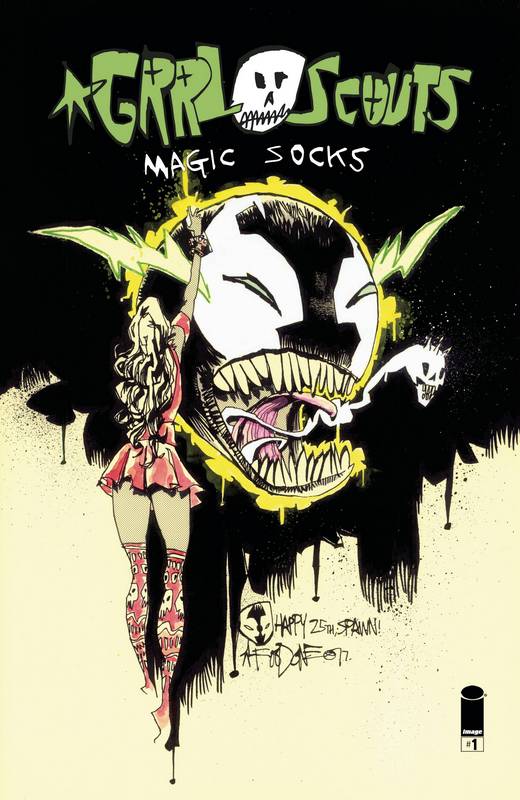 GRRL SCOUTS MAGIC SOCKS #1 (OF 6) CVR C SPAWN MONTH VARIANT (MR)