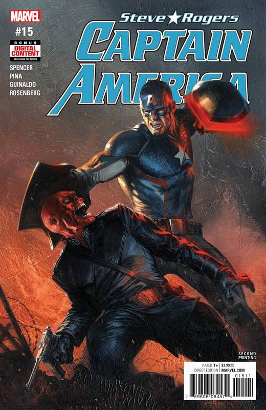 CAPTAIN AMERICA STEVE ROGERS #15 2ND PTG DELL OTTO VARIANT