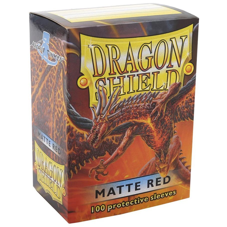 DRAGON SHIELDS RED MATTE 100