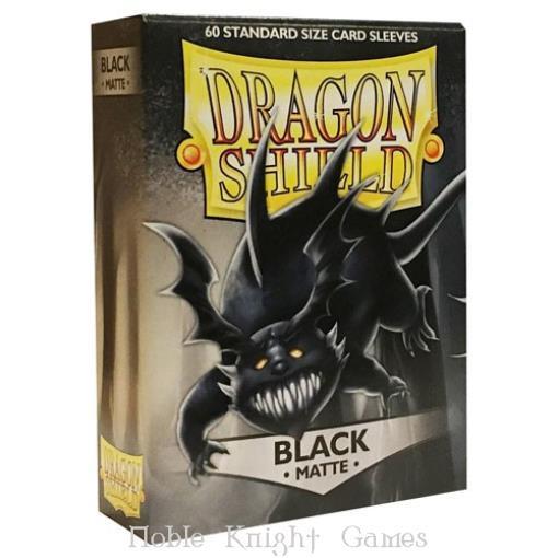 DRAGON SHIELD 60ct BLACK MATTE