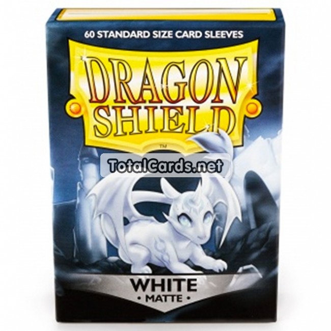 DRAGON SHIELD 60ct WHITE MATTE