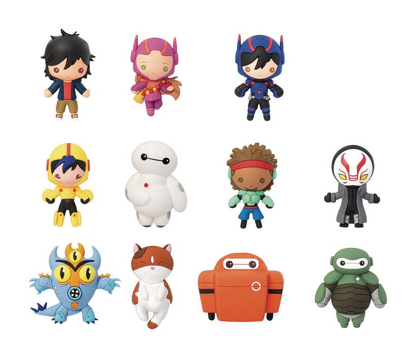 DISNEY BIG HERO 6 3D LASER CUT FIG KEYRING