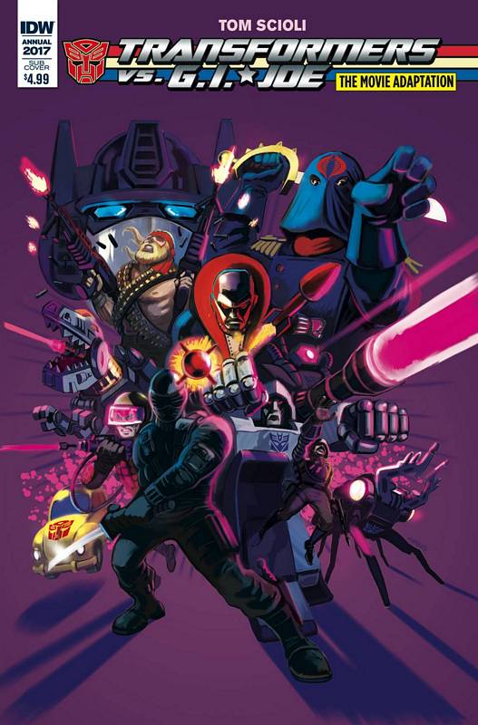 TRANFORMERS VS GI JOE MOVIE ADAPTATION SUBSCRIPTION VARIANT