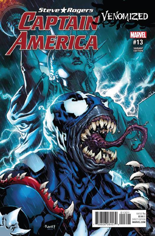 CAPTAIN AMERICA STEVE ROGERS #13 RANEY VENOMIZED VARIANT