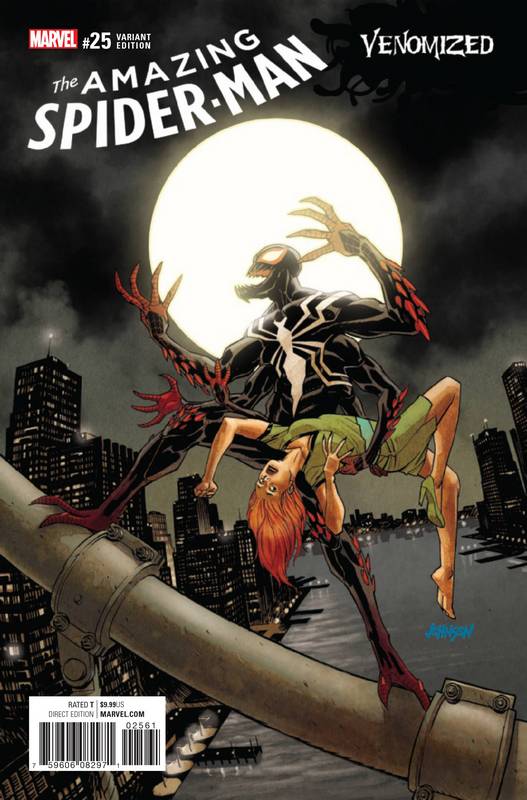 AMAZING SPIDER-MAN #25 JOHNSON VENOMIZED VARIANT