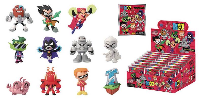 TEEN TITANS GO LASER CUT FIGURAL KEYRING BMB