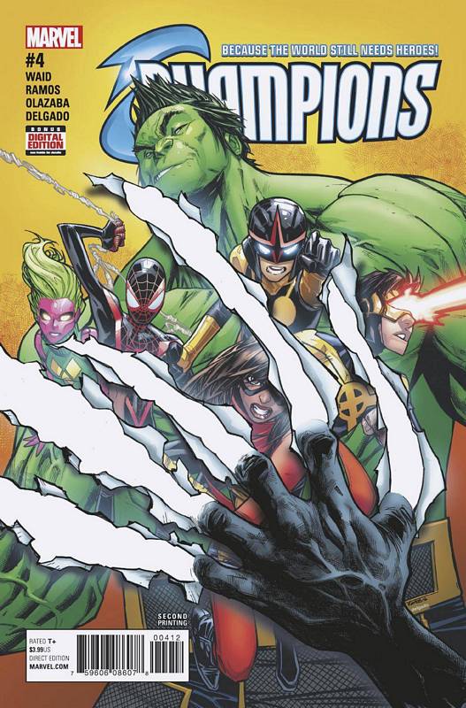 CHAMPIONS #4 2ND PTG RAMOS VARIANT
