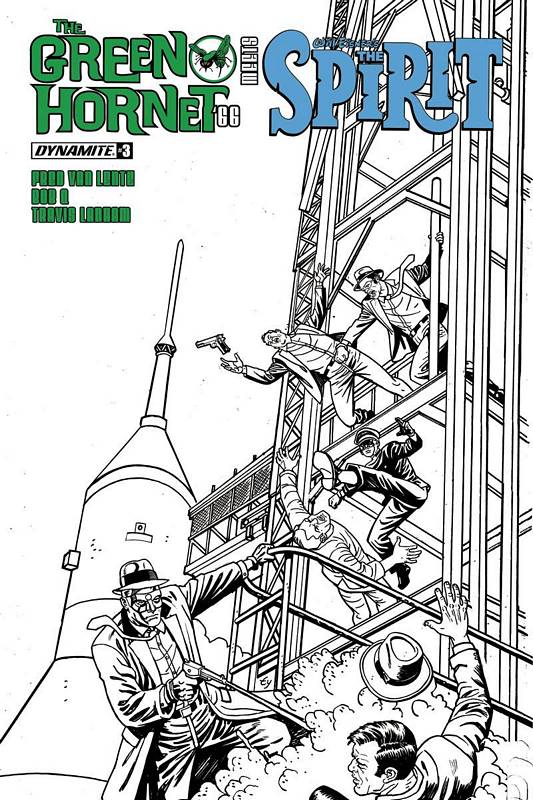 GREEN HORNET 66 MEETS SPIRIT #3 (OF 5) CVR B 1:10 COPY VARIANT  GREEN HORNET 66 MEETS SPIRIT #3 (OF 5) CVR B 1:10 COPY VARIANT