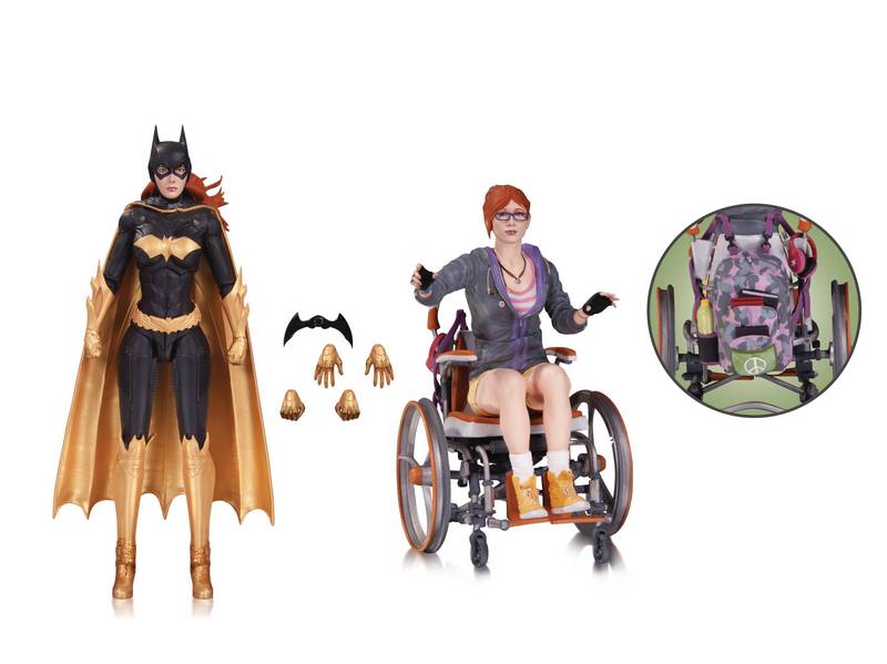 BATMAN ARKHAM KNIGHT BATGIRL ORACLE ACTION FIGURE2 PACK