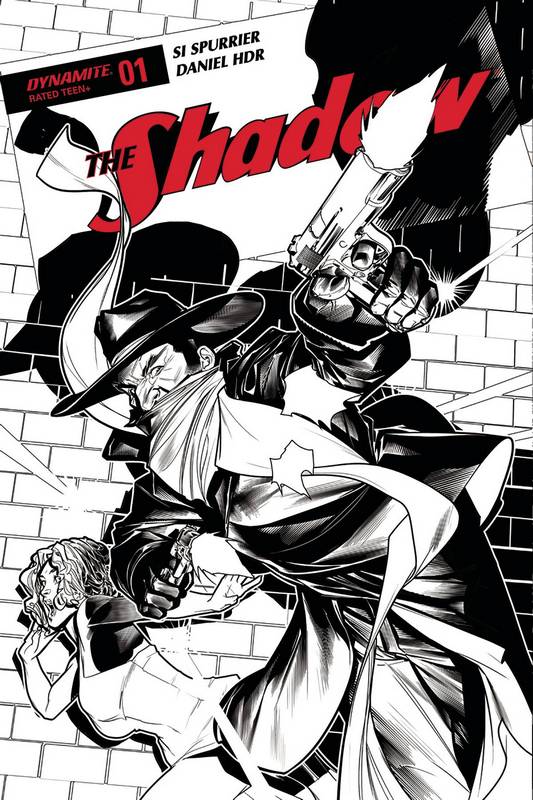 SHADOW #1 CVR G 1:20 COPY PETERSON B&W VARIANT  SHADOW #1 CVR G 1:20 COPY PETERSON B&W VARIANT