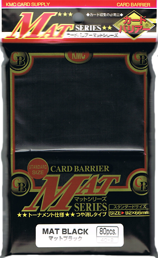 KMC MAT SLEEVES ( MATBLACK)
