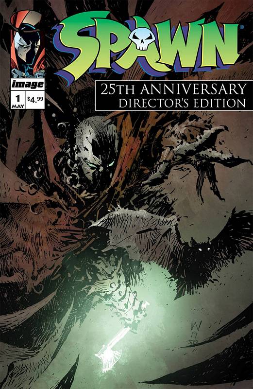 SPAWN #1 25TH ANNIVERSARY DIRECTORS CUT CVR A WOOD