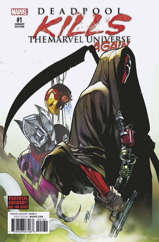 DEADPOOL KILLS MARVEL UNIVERSE AGAIN #1 1:25 LARRAZ VARIANT