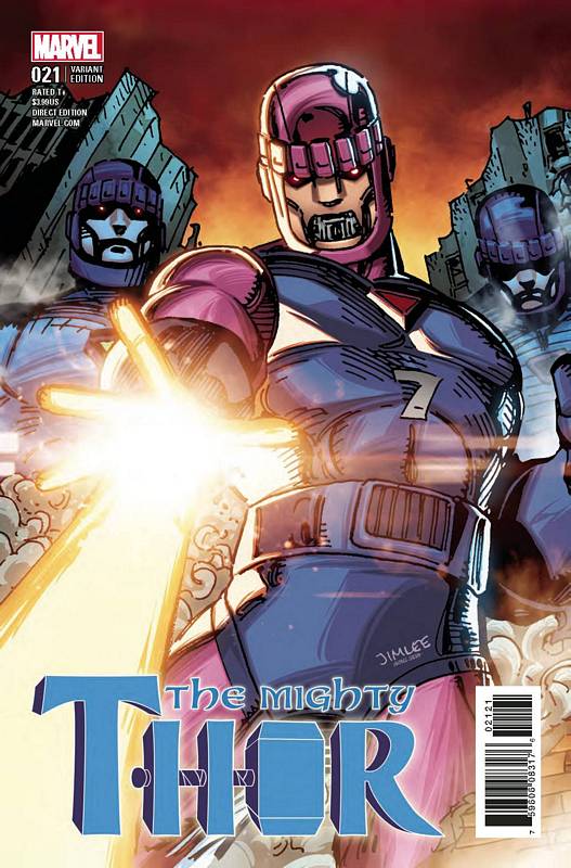 MIGHTY THOR #21 X-MEN CARD VARIANT
