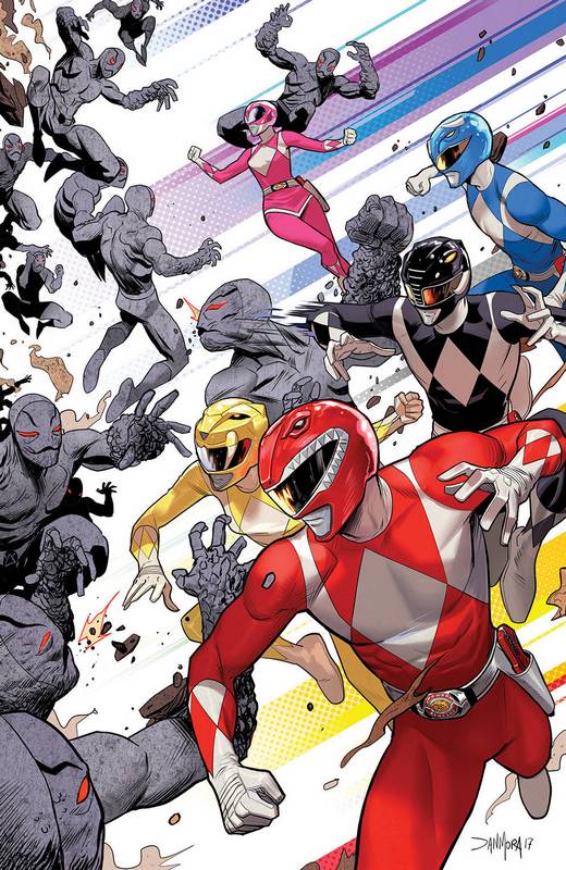 GO GO POWER RANGERS #1 1:50 MORA VARIANT