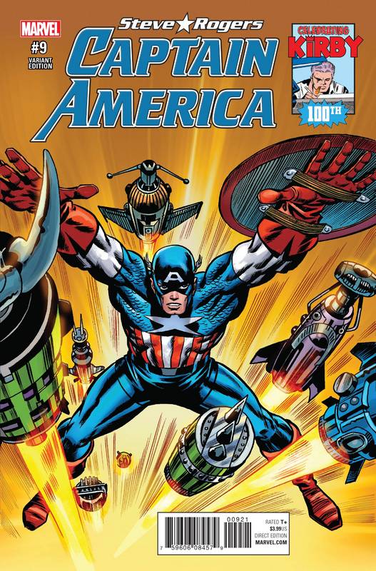 CAPTAIN AMERICA STEVE ROGERS #9 1:10 KIRBY 100 VARIANT
