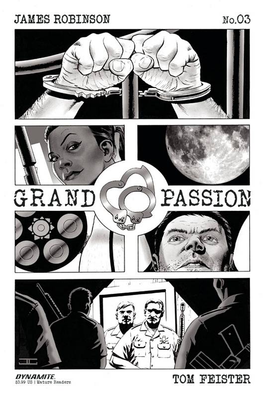 GRAND PASSION #3 (OF 5) CVR B 1:10 B&W (MR) VARIANT