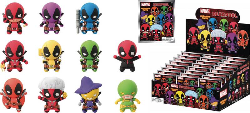 DEADPOOL SER 2 LASER CUT FIGURAL KEYRING BMB