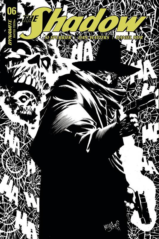 SHADOW #6 CVR G 1:40 COPY JONES B&W VARIANT