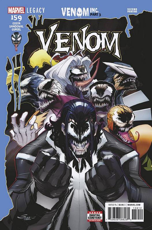 VENOM #159 2ND PTG SANDOVAL VARIANT LEG