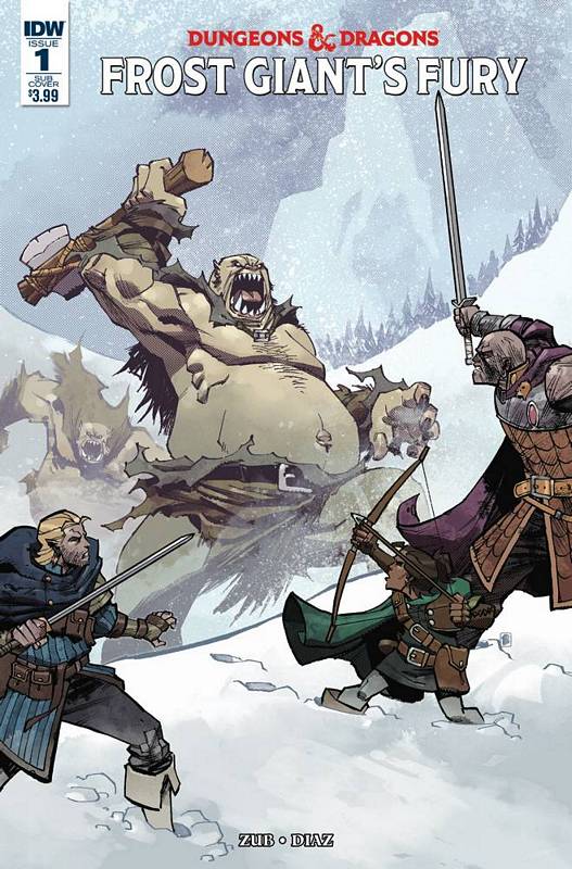 DUNGEONS & DRAGONS FROST GIANTS FURY #1 SUBSCRIPTION VARIANT