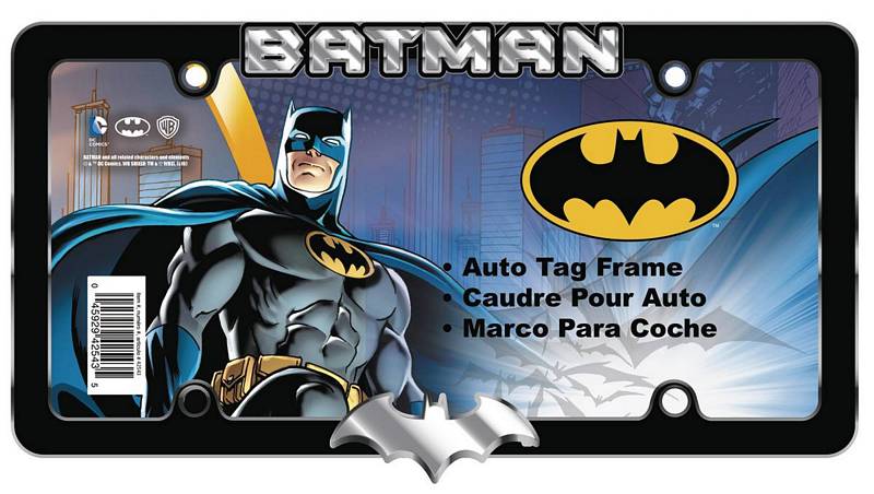 BATMAN METAL LICENSE PLATE FRAME