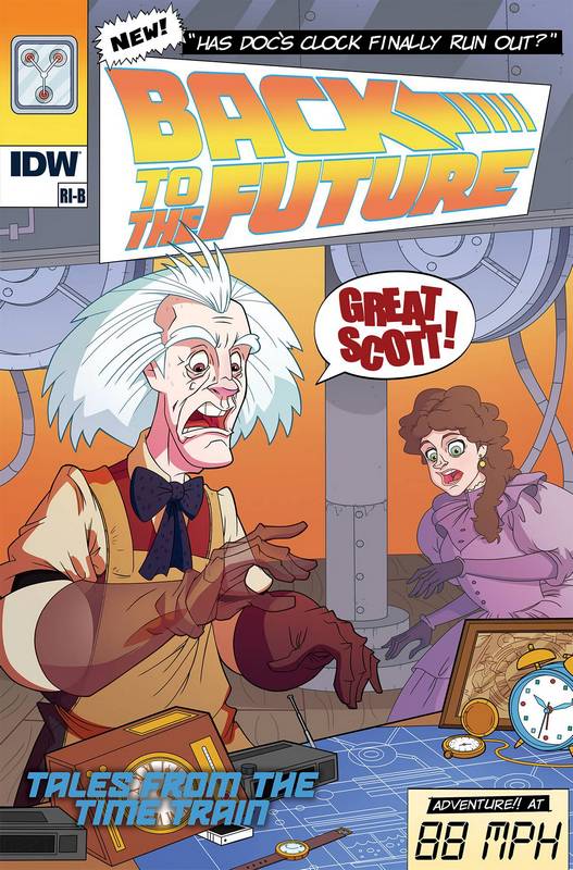 BACK TO THE FUTURE TIME TRAIN #1 CVR B ARTIST ED MURPHY