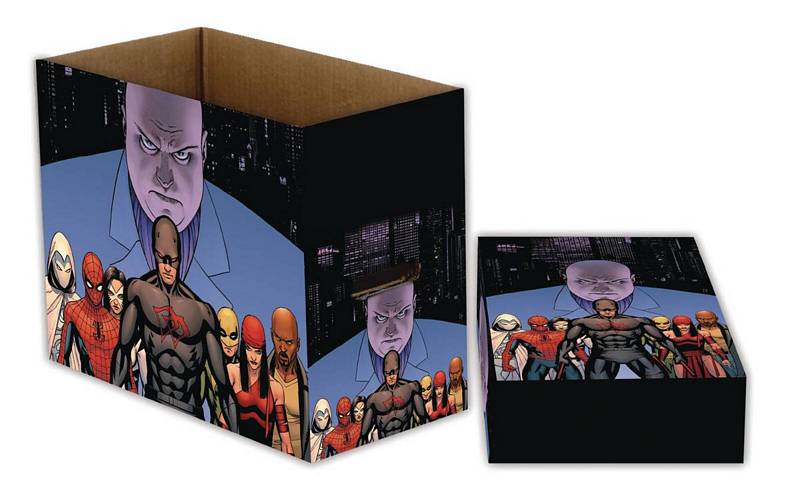 MARVEL COMICS DEFENDERS TEAM SHORT COMIC STORAGE BOX