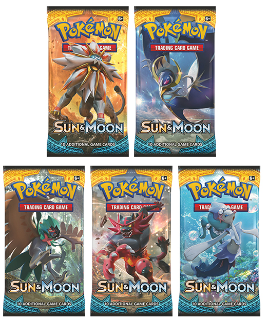 POKEMON SUN AND MOON BOOSTER PACK