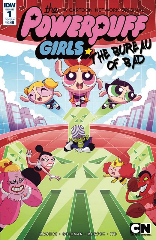 POWERPUFF GIRLS BUREAU OF BAD #1 (OF 3) CVR A MURPHY