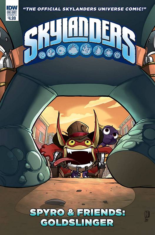 SKYLANDERS QUARTERLY SPYRO & FRIENDS GOLDSLINGER CVR A