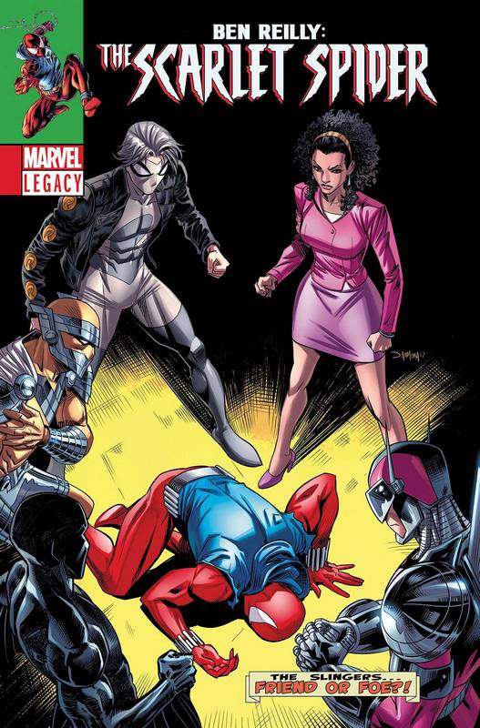 BEN REILLY SCARLET SPIDER #10 MORA LH LENTICULARVARIANT LEG