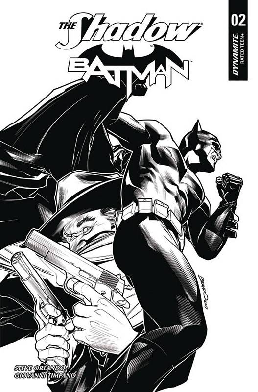 SHADOW BATMAN #2 (OF 6) CVR I 1:40 COPY PETERSON B&W VARIANT  SHADOW BATMAN #2 (OF 6) CVR I 1:40 COPY PETERSON B&W VARIANT