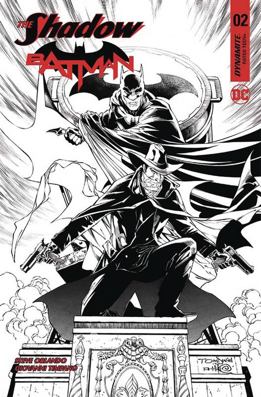 SHADOW BATMAN #2 (OF 6) CVR J 1:50 COPY DANIEL B&W VARIANT  SHADOW BATMAN #2 (OF 6) CVR J 1:50 COPY DANIEL B&W VARIANT
