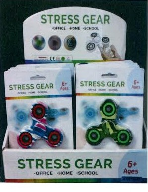STRESS GEAR FIDGET SPINNER