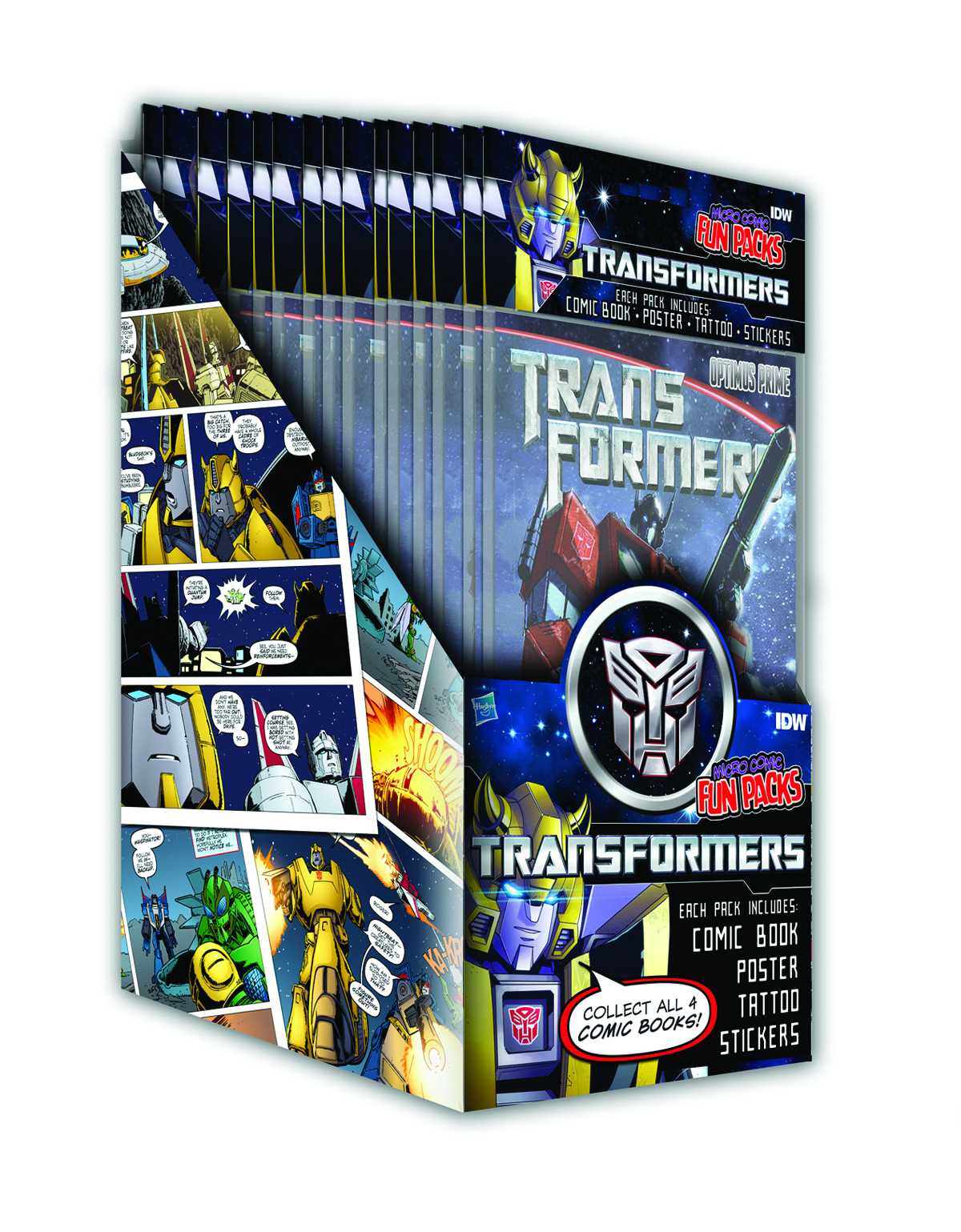 TRANSFORMERS MICRO COMIC FUN PACKS