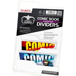 COMIC BOOK PREMIUM DIVIDER WHITE (25)