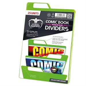 COMIC BOOK PREMIUM DIVIDERS GREEN (25)