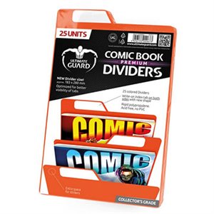 COMIC BOOK PREMIUM DIVIDERS ORANGE (25)