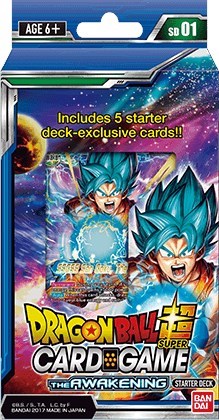 DRAGON BALL Z CARD GAME: THE AWAKENING STARTER DECK