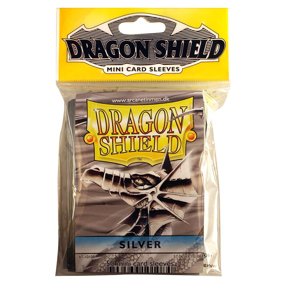 DRAGON SHIELD SMALL SILVER