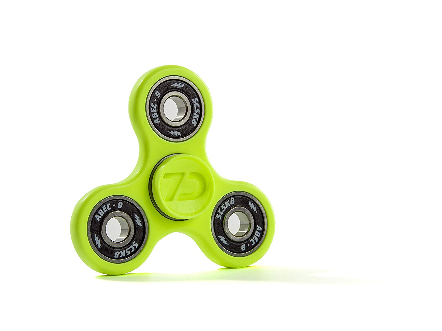 7D Tri-Spinner Premium Edition Tricks & Fidget Toy! Yellow