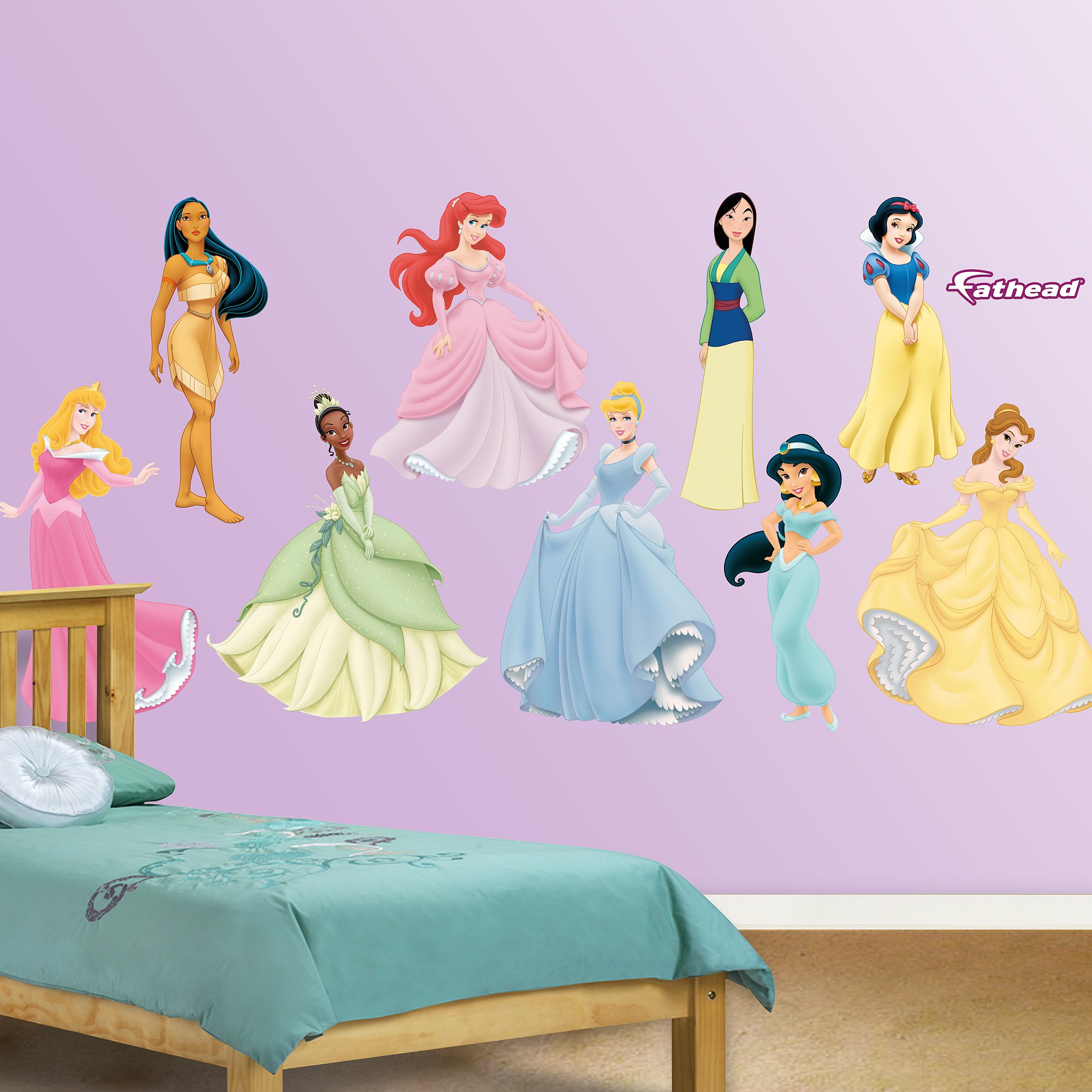 DISNEY PRINCESS ROYAL DEBUT WALL DECAL