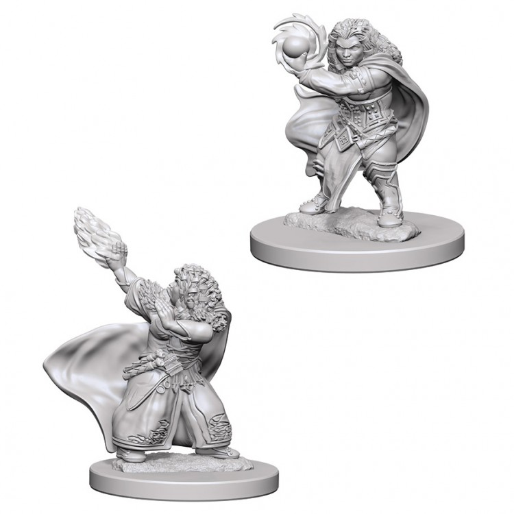 D&D: DWARF FEMALE WIZARD
