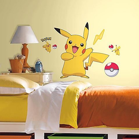 POKEMON PIKACHU GIANT WALL STICKER