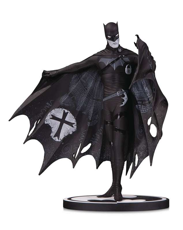 BATMAN BLACK & WHITE BATMAN STATUE BY GERARD WAY