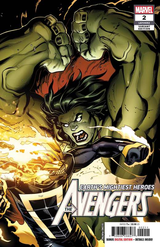 AVENGERS #2 2ND PTG MCGUINNESS VARIANT