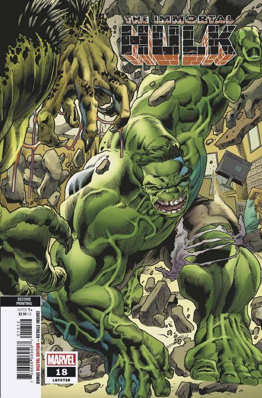 IMMORTAL HULK #18 2ND PTG BENNETT VARIANT